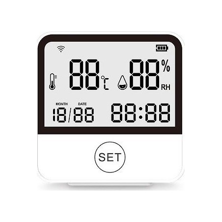 Tuya TUYA – intelligenter Temperatur- und Feuchtigkeitssensor, WLAN