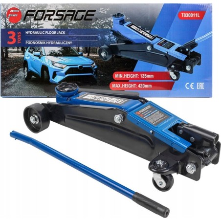 Forsage Hydraulische Werkstatthebebühne 3 t (min. Hubhöhe 135 mm, max. Hubhöhe 420 mm)