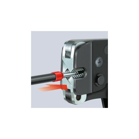 Knipex Selbstjustierende Crimpzange für Endhülsen (Hülsen) 190 mm (97 53 09)