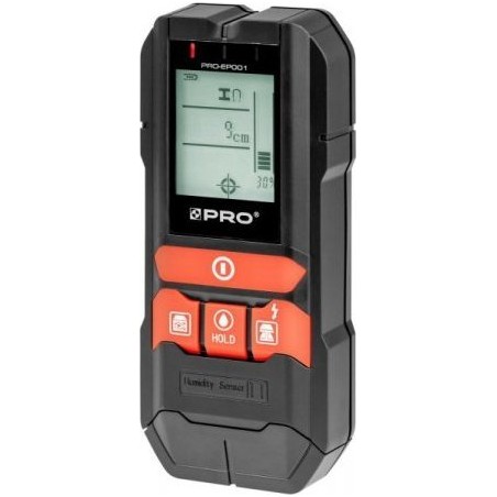 PRO 4-in-1-Wanddetektor mit Feuchtigkeitsmesser (1 Stück)