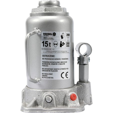 Vorel Hydraulischer Säulenheber 15 t, 205–390 mm (80072)