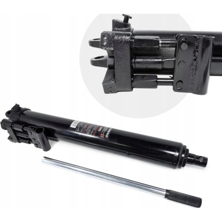 Forsage Hydraulikzylinder, lang, 5 t, mit Doppelkolbenpumpe