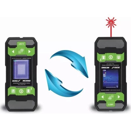 Dedra Leitungs- und Profilsucher sowie Entfernungsmesser (40 m)