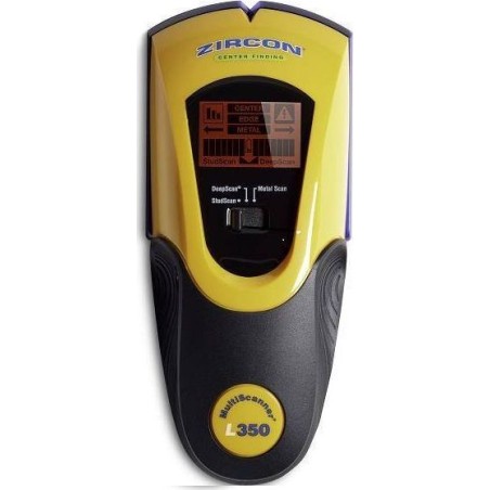Zircon Detektor Zircon L 350 MultiScanner OneStep (Holz-/Metallprofile, Eisen- und Nichteisenmetalle, elektrische Leitungen)
