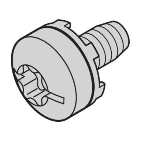 SCHROFF-Schraube SCHROFF Taptite M6 x 10