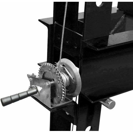 AWTOOLS HYDRAULIKPRESSE MIT MANOMETER 50 T / DOPPELKOLBEN