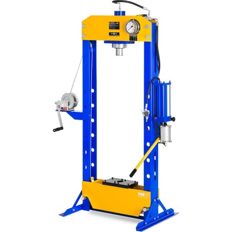 MSW Hydraulisch-pneumatische Werkstattpresse 30 t, 666 bar MSW WP-30T-P Hydraulisch-pneumatische Werkstattpresse 30 t, 666 bar