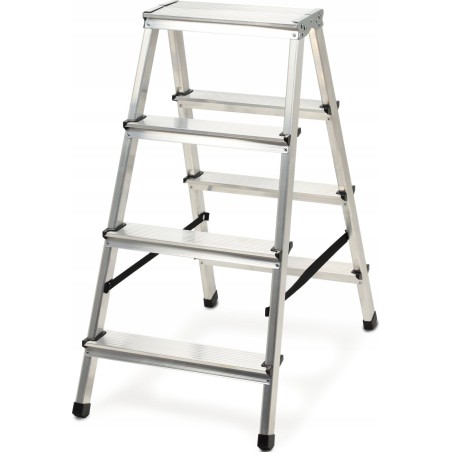 Kadax KADAX Aluminium-Doppeltreppe 2x4