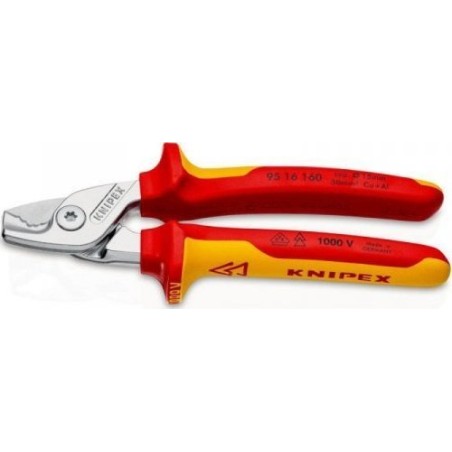 Knipex Schere Knipex 9516160sb Kabelschneider 160 mm