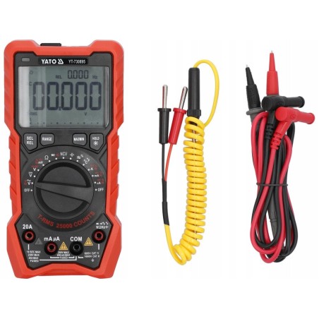 YT.DIGITAL-MESSGERÄT TRUE RMS LCD 25000