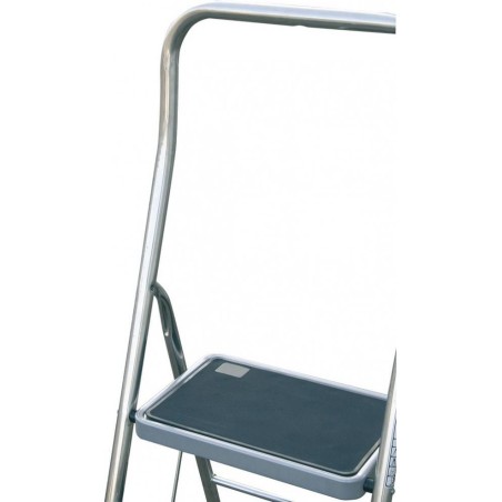 Krause Einseitige freistehende Aluminiumleiter, 2-stufig (130860)