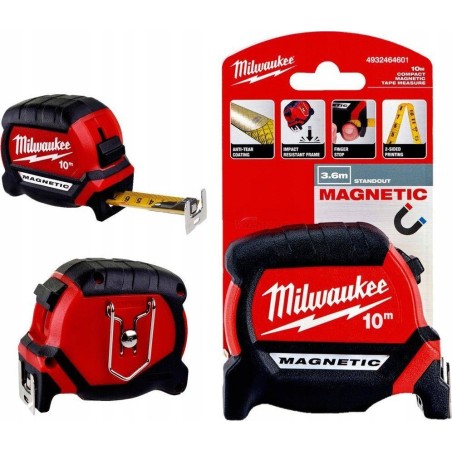 Milwaukee Rollmaßband Milwaukee 4932464601, 10 m