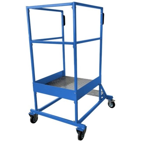 Fahrbare Arbeitsbühne aus Stahl mit 1 Stufe und Plattform (Standardausführung)