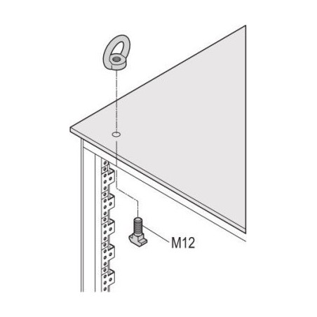 SCHROFF Hebeösen-Set für SCHROFF Varistar für Einsteckdeckel