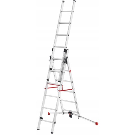 Kombinierte Rinnen S100 Hailo ProfiLOT / Aluminium / 2x6+1x5 4007126024985