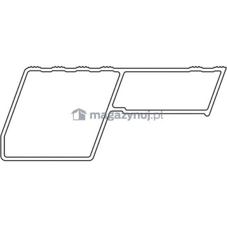 Lero TAURUS Einseitige Leiter (Höhe 70 cm, 3 Sprossen)