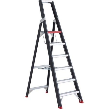 Lero TAURUS Einseitige Leiter (Höhe 140 cm, 6 Sprossen)