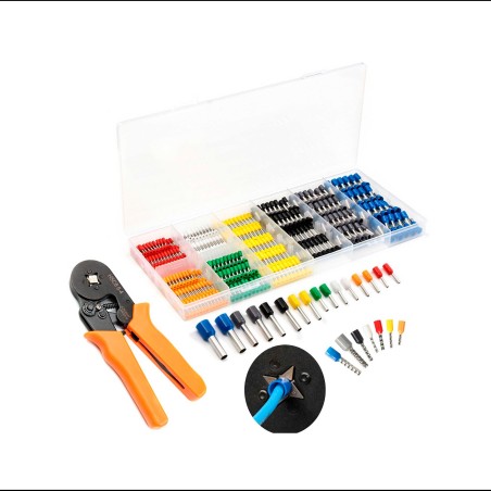 LP Crimp-Set mit isolierten Kabelschuhenden. E5936