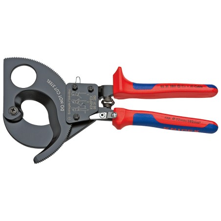 Knipex Kabelschere mit Ratschenmechanismus, 280 mm (9531280)
