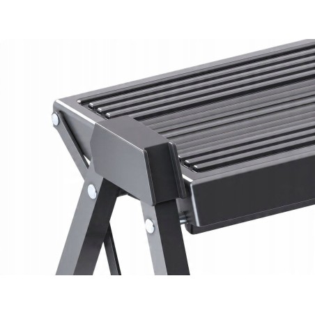 Klappbare Trittleiter StepFix / Terrakotta / 2 Stufen / schwarz 4007126368447