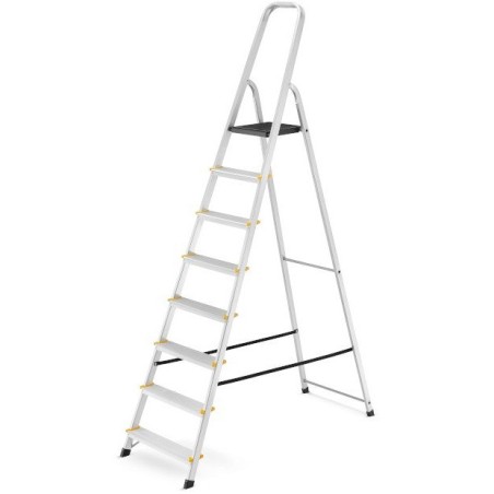 Aluminiumleiter, 8 Sprossen, Tragkraft 150 kg I-1918