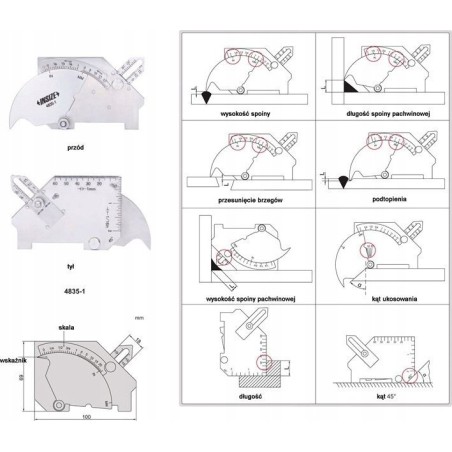 Insize Fugenmessgerät MG-8.SPD-1.MS3.