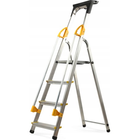 Kadax KADAX Haushaltsleiter, 4 Stufen, mit Handläufen, 150 kg