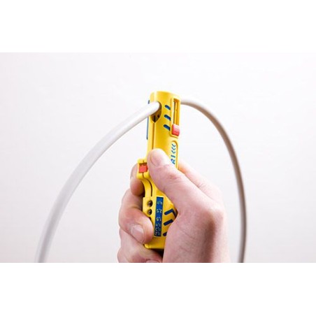 Jokari Abisolierzange für runde Kabel 8–13 mm, 0,2–4 mm² Nr. 15 Super Stripper Secura (30155)