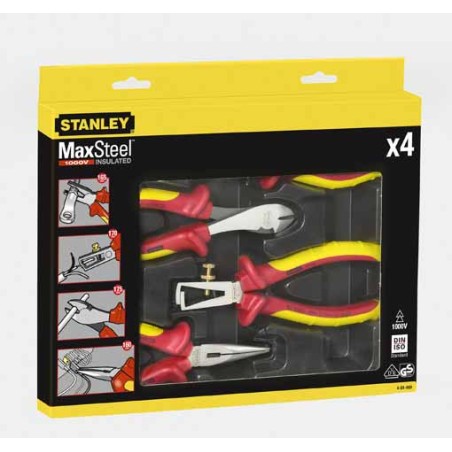 Stanley MaxSteel VDE-Zangen, 4er-Set (84-489)