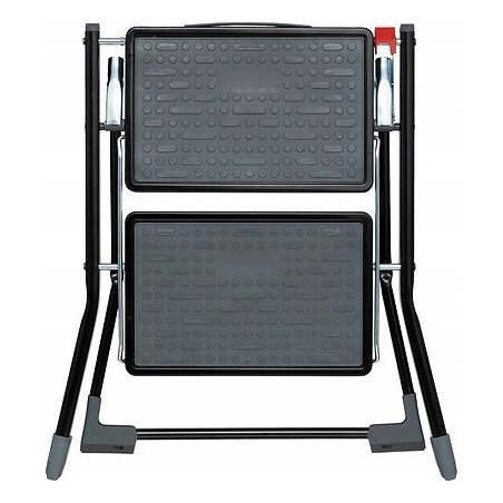 5five Metall-Doppelstockleiter, schwarz