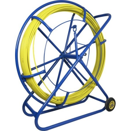 Q-Lantec FRP-Faserglas-Zugseil für Kabel Ø 10 mm, 300 m, mit Rollen von Q-LANTEC