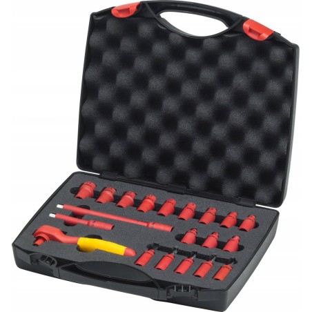 Wiha Wiha Ratschenschlüssel-Set, isoliert, 1/4"   21-teilig