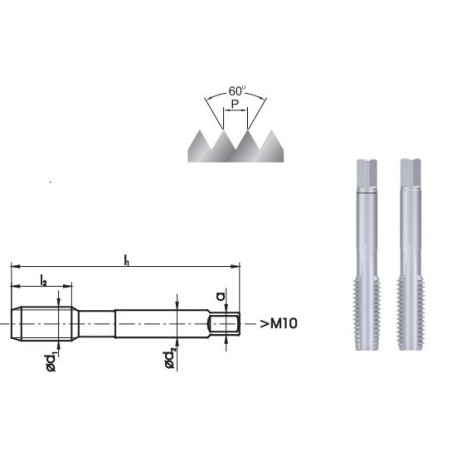 Fanar Handgewindeschneider M22, 2 Stück (A1-220001-0220)