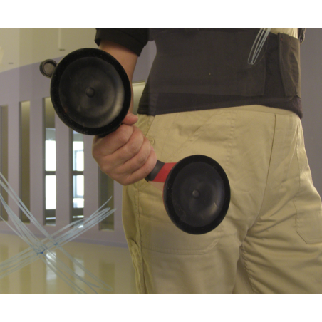 Rubi Doppel-Aluminium-Fliesensauger, 80 kg (66900)