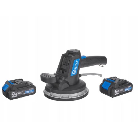 Akku-Vibrationssaugnapf zum Verlegen von Fliesen – Set mit Ladegerät und 2x21-V-Akku (6)