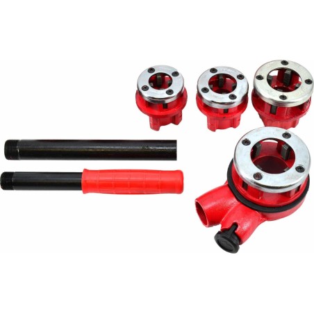 Yato AWTOOLS Rohrgewindeschneider, 4-teilig: 1/2", 3/4", 1", 1-1/4", Set im Koffer AW20611