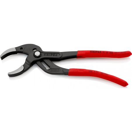 Knipex Zange für Sanitärsiphons und Verbindungsstücke, rutschfester Griff, 25–80 mm (81 01 250)