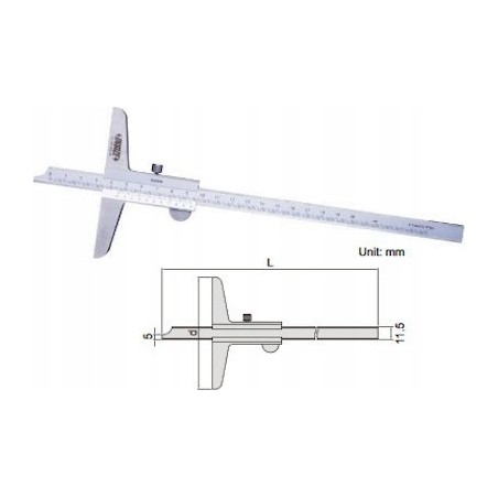 Insize TIEFE.  150/100 MAGA 0,02