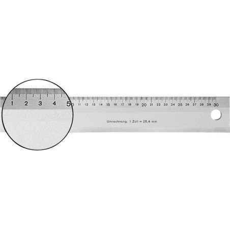 Format Aluminiumlineal aus Leichtmetall Format