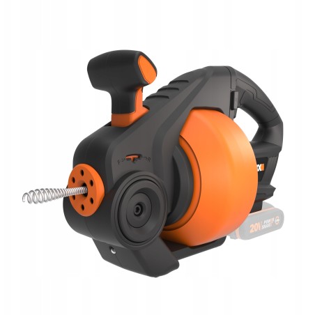 WORX Rohrreiniger WORX WX891.9 20 V, 7,6 m Kabel