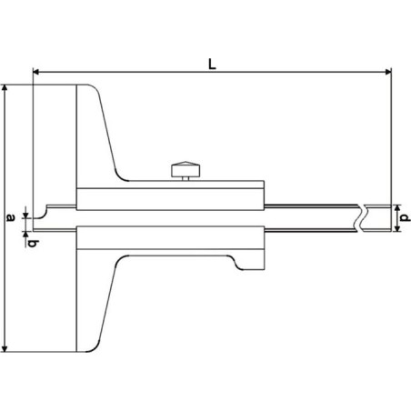 Gimex Tiefenmessgerät 300/100 MAGA 0,05 mm (204.050)