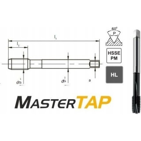 Fanar Gewindebohrer M24 DIN-376B (6H) HSSE-PM HL MASTERTAP