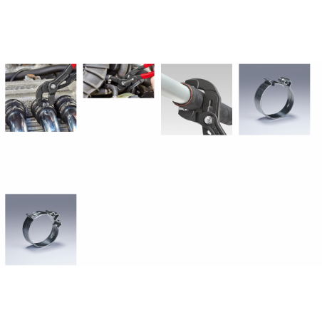 Knipex Verstellzange für Click-Kabelbinder, 250 mm (8551250C)