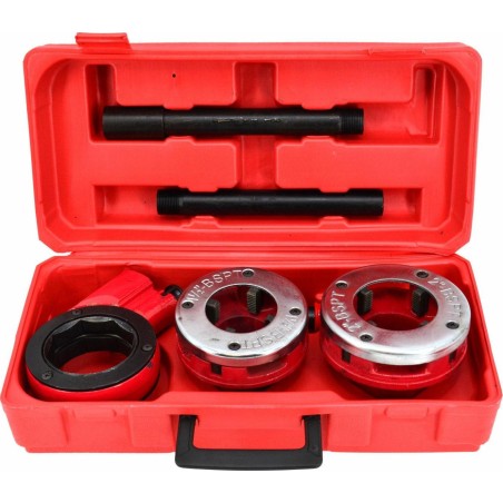 AWTools AWTOOLS Rohrgewindeschneider, 2-teilig, 1-1/2", 2", Set im Koffer AW20615