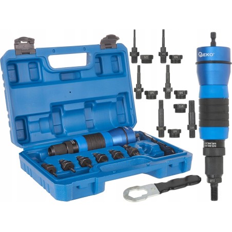 Silver SILVER Nietzange für Nietmuttern, Adapter für Akkuschrauber  M3–M10