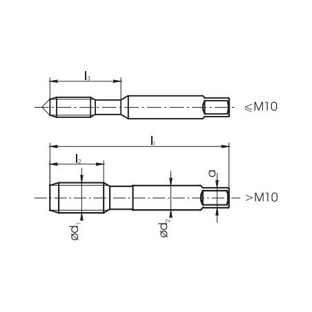Fanar Handgewindeschneider M12, 3 Stück (A2-235801-0120)