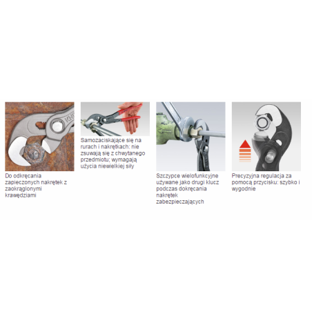 Knipex Multifunktions-Verstellzange 250 mm (8741250)