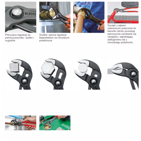 Knipex Cobra-Rohrzange 300 mm PVC (87 01 300)