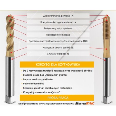 Fanar Maschinengewindebohrer M24 (D2-513X01-0240)