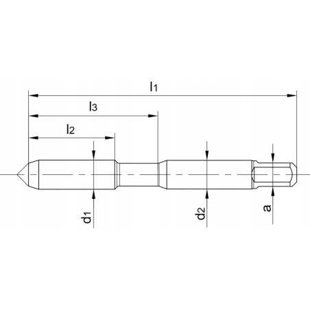 Fanar Gewindebohrer M36 NGMM/3 DIN-352 (6H) HSS